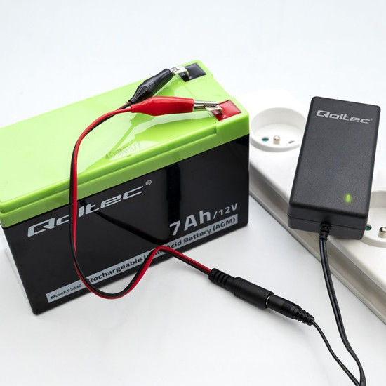 Automatyczna ładowarka do akumulatora AGM GEL STD 6V 12V | 1.5A |Prostownik z sygnalizatorem LED 