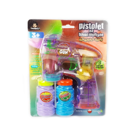 Bańki mydlane - Pistolet ze światłem
