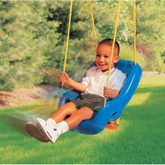 Huśtawka głęboka 2w1 niebieska 