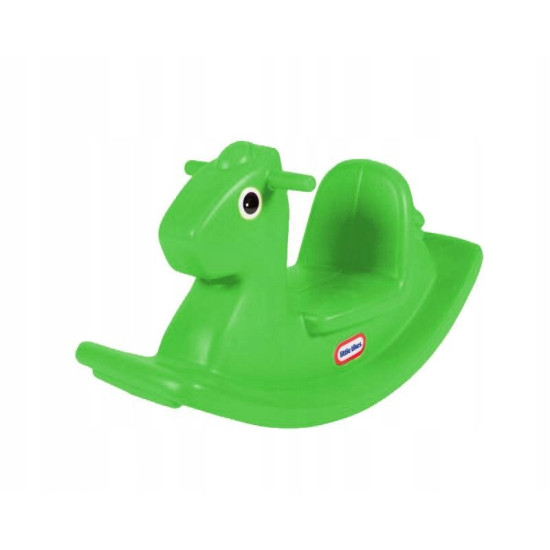 Koń na biegunach bujak zielony 