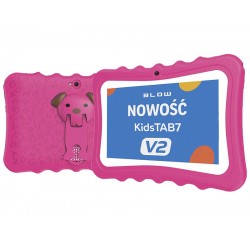 Tablet KidsTAB7 V2 4/32GB różowe etui kamera 2MP