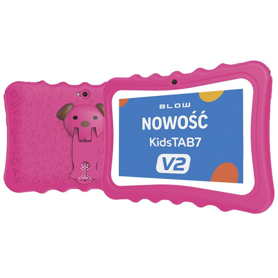 Tablet KidsTAB7 V2 4/32GB różowe etui kamera 2MP