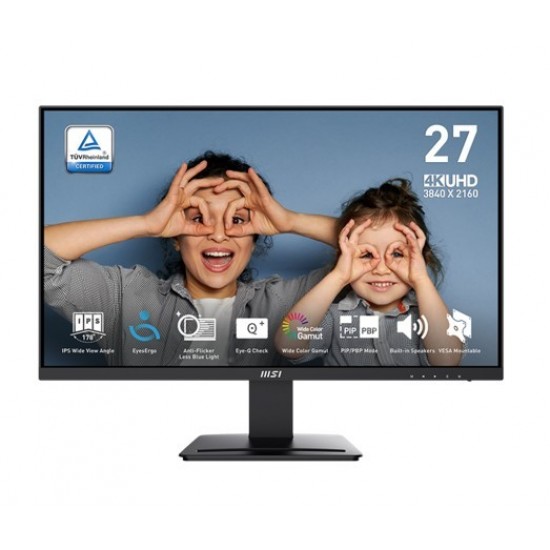 Monitor PRO MP273U 27 cali LED/UHD/Flat/60Hz/Black 