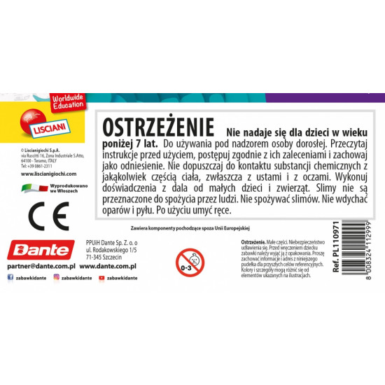 Zestaw Slumi Science - Gniotek Kameleon