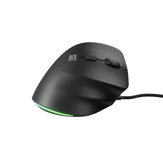 Mysz wertykalna CRAKE 2 PRO 128000DPI optyczna czarna