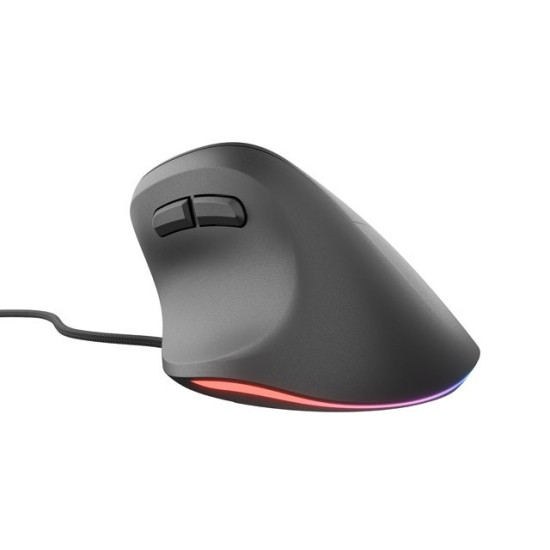 Mysz wertykalna CRAKE 2 PRO 128000DPI optyczna czarna