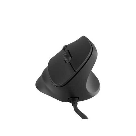 Mysz wertykalna CRAKE 2 PRO 128000DPI optyczna czarna