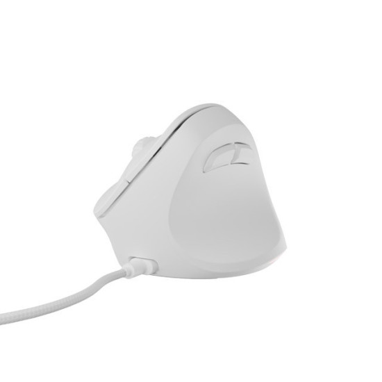 Mysz wertykalna NATEC CRAKE 2 PRO 128000DPI optyczna biała 