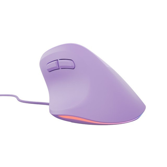 Mysz wertykalna NATEC CRAKE 2 PRO 128000DPI optyczna lawendowa 