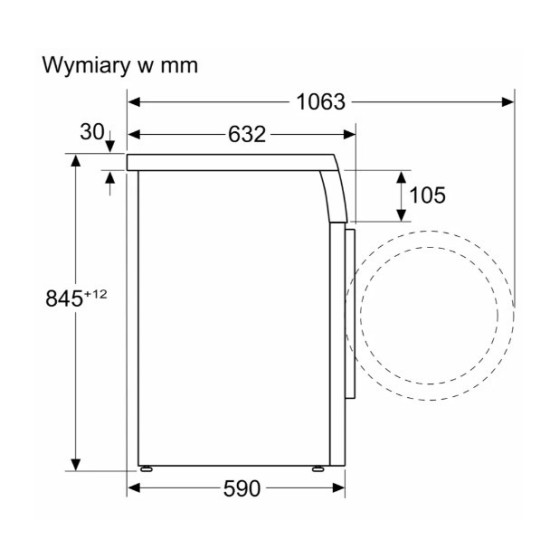 Pralka wolnostojąca WUU28T10PL
