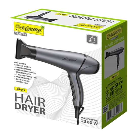 Suszarka do włosów 2300W MR-215