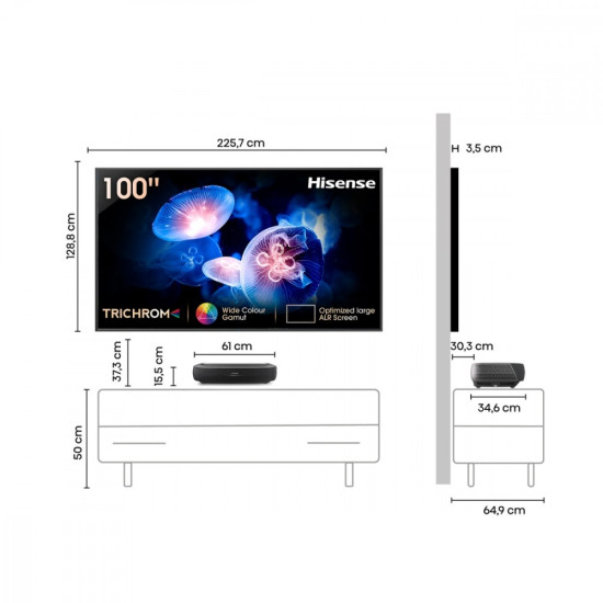Telewizor Laser TV 100 cali 100L9HD