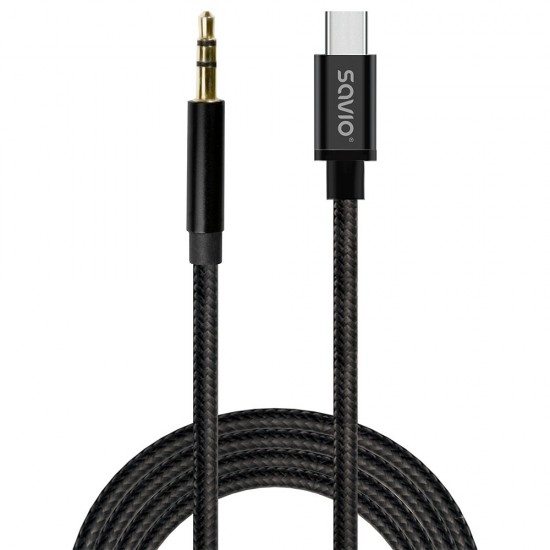 Kabel USB-C do mini-Jack 1m CL-187