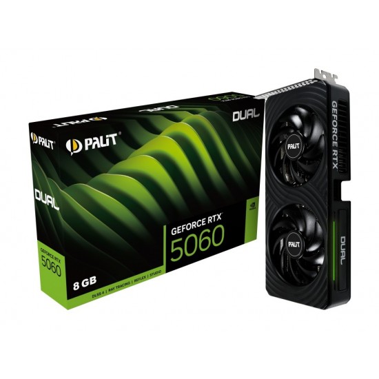Karta graficzna GeFroce RTX 5060 DUAL 8GB GDDR7 128bit 3DP/HDMI