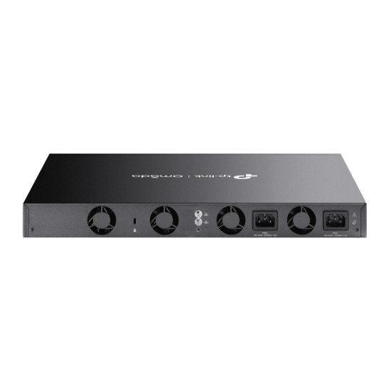 Przełącznik zarządzalny SG6428X Omada 24-Port Gigabit Stackable L3 Managed      Switch with 4 10GE SFP+ Slots 