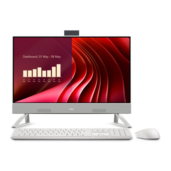 Komputer Dell 24 All-in-One EC24250 Win11Pro CORE 7-150U/16GB/1TB/23.8 FHD/Intel Graphics/Cam/WLAN + BT/Backlit Kb/ 3Y ProSupport