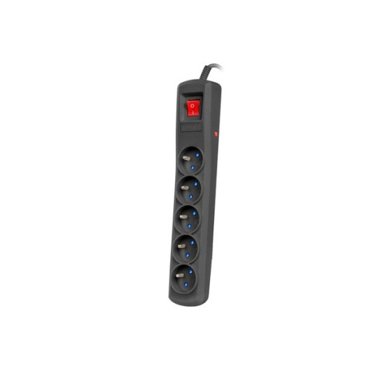 Listwa zasilająca R5 3m 5x230V PL 10A Czarna