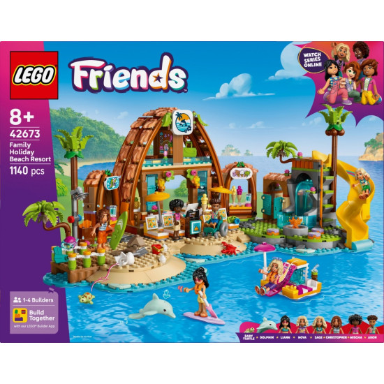 Klocki Friends 42673 Rodzinne wakacje na plaży 