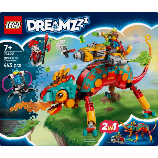 Klocki DREAMZzz 71492 Ognisty kameleon Mateo 