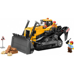 Klocki City 60466 Żółty buldożer z ładowarką