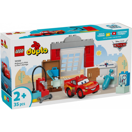 Klocki DUPLO Disney 10456 Wizyta McQueena w warsztacie Wójta 