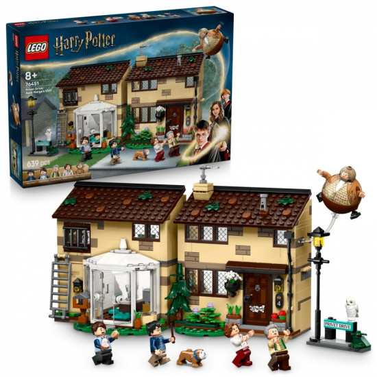 Klocki Harry Potter 76451 Privet Drive: Wizyta ciotki Marge 