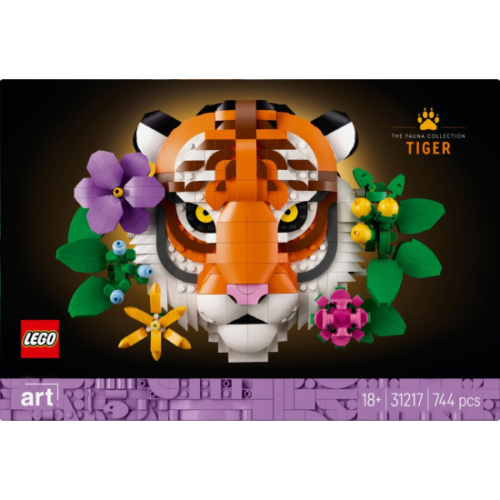 Klocki ART 31217 Kolekcja zwierząt - tygrys 