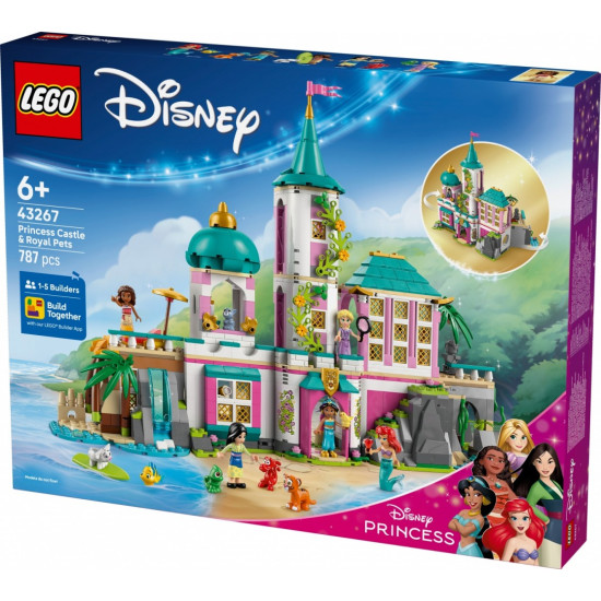 Klocki Disney 43267 Zamek księżniczek i królewskie zwierzaki 