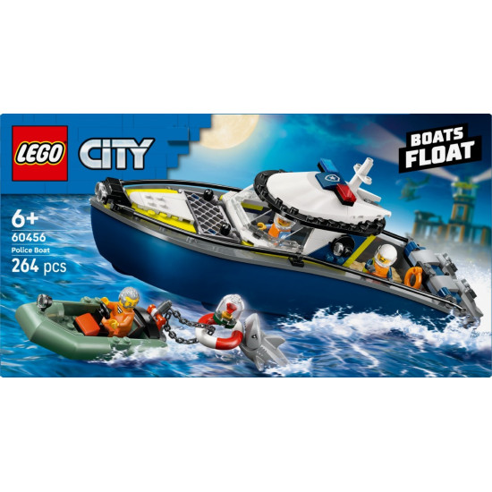Klocki City 60456 Pościg łodzią policyjną