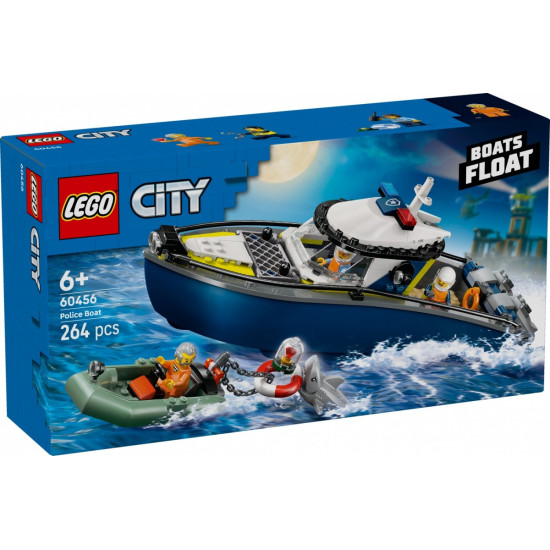 Klocki City 60456 Pościg łodzią policyjną