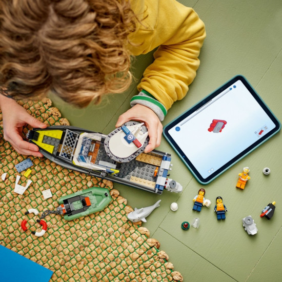 Klocki City 60456 Pościg łodzią policyjną