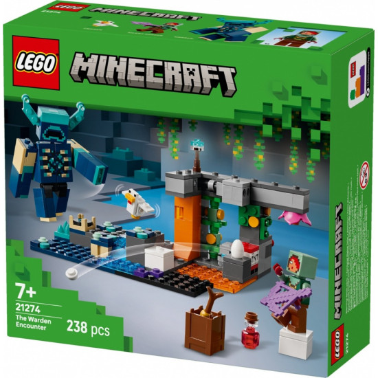 Klocki Minecraft 21274 Spotkanie ze strażnikiem 