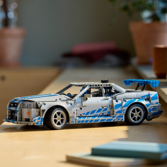 Klocki Technic 42210 Samochód Nissan Skyline GT-R (R34) z filmu Za szybcy, za wściekli 