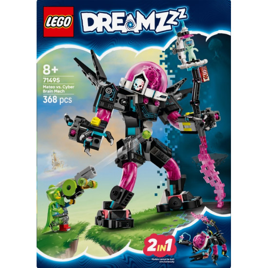 Klocki DREAMZzz 71495 Mateo kontra mech Cybermózgowca 