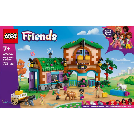 Klocki Friends 42654 Ranczo kucyków i stajnia 