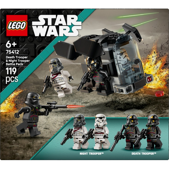 Klocki Star Wars 75412 Szturmowiec Śmierci i nocny szturmowiec - zestaw bitewny 