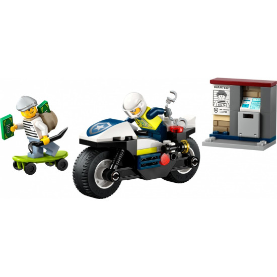 Klocki City 60455 Pościg na motocyklu policyjnym 