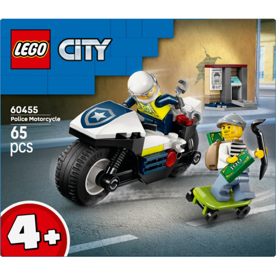 Klocki City 60455 Pościg na motocyklu policyjnym 
