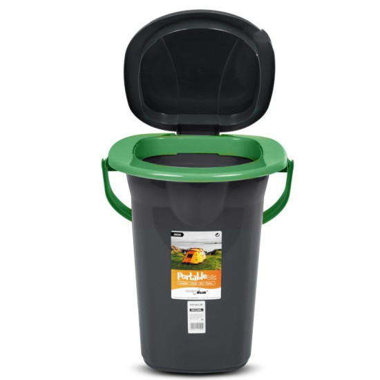 Toaleta turystyczna GB320BG czarno-zielona