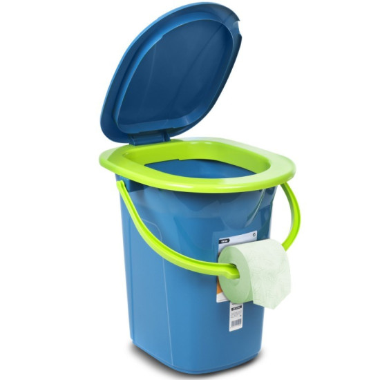 Toaleta turystyczna GB320BL morski-limonka