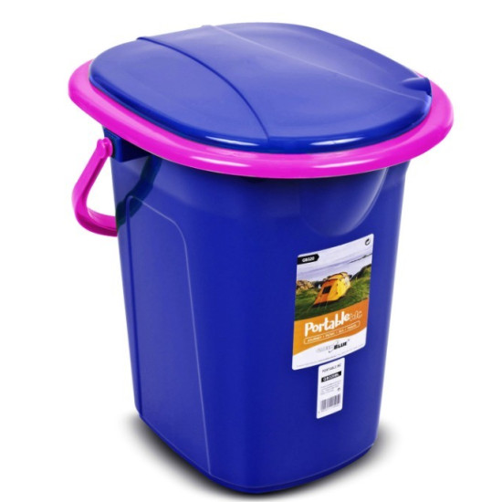 Toaleta turystyczna GB320BR granatowo-różowa