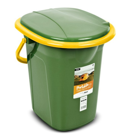 Toaleta turystyczna  GB320GO ciemnozielono-pomarańczowa