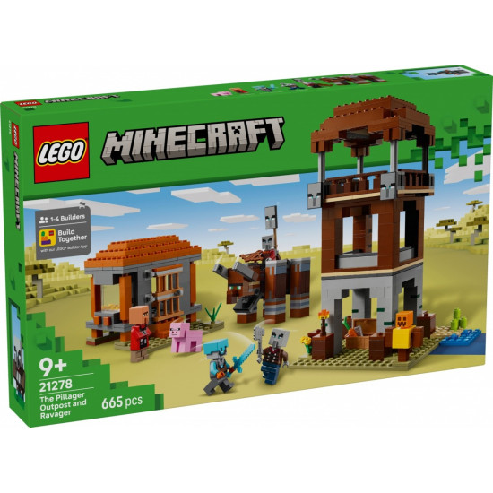 Klocki Minecraft 21278 Kryjówka rozbójników i dewastatorów 