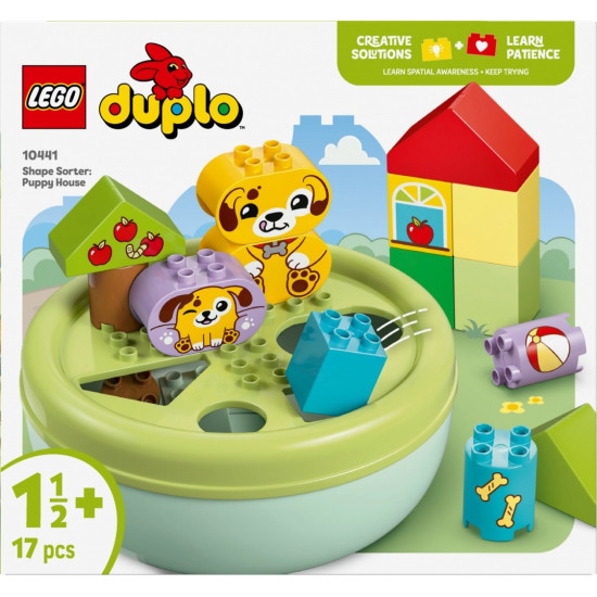 Klocki DUPLO 10441 Sorter kształtów: dom szczeniaczków 