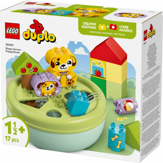 Klocki DUPLO 10441 Sorter kształtów: dom szczeniaczków 
