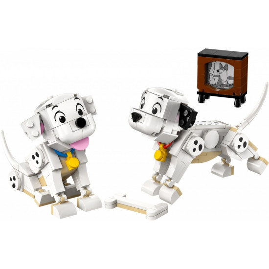 Klocki Disney 43271 101 dalmatyńczyków - Szczeniaczki Szczęściarz i Penny 