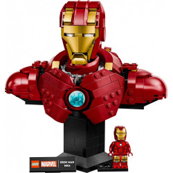 Klocki Super Heroes 76327 Popiersie Iron Mana MK4 