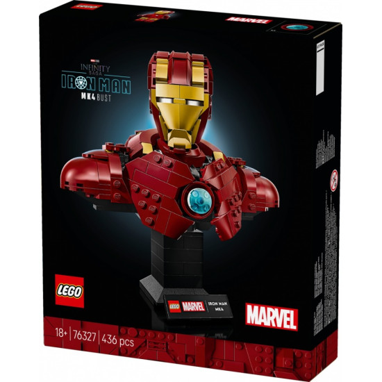 Klocki Super Heroes 76327 Popiersie Iron Mana MK4 