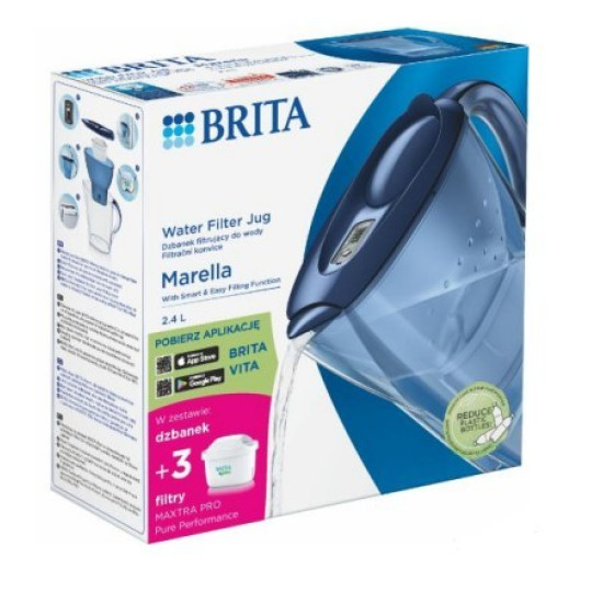 Dzbanek filtrujący Marella 2.4l + 3 wkłady Pure Performance