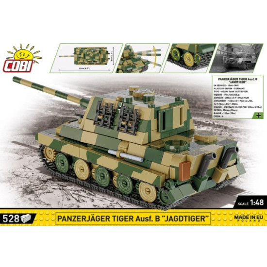 Klocki Panzerjager Tiger Ausf.B Jagdtiger 